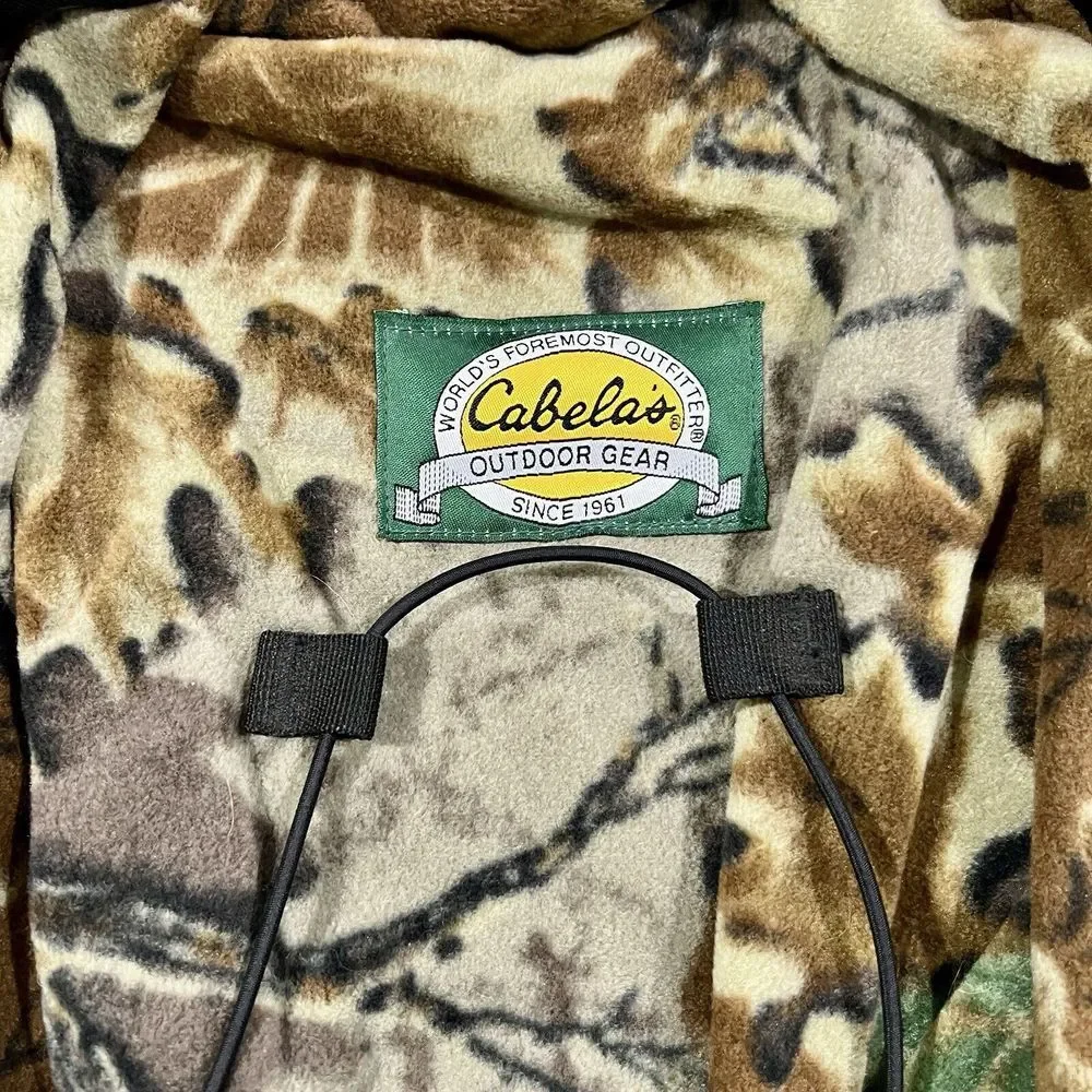 Cabela's Camo Backpack Vest Size Medium‎ Hunting Hiking Outdoors Padded